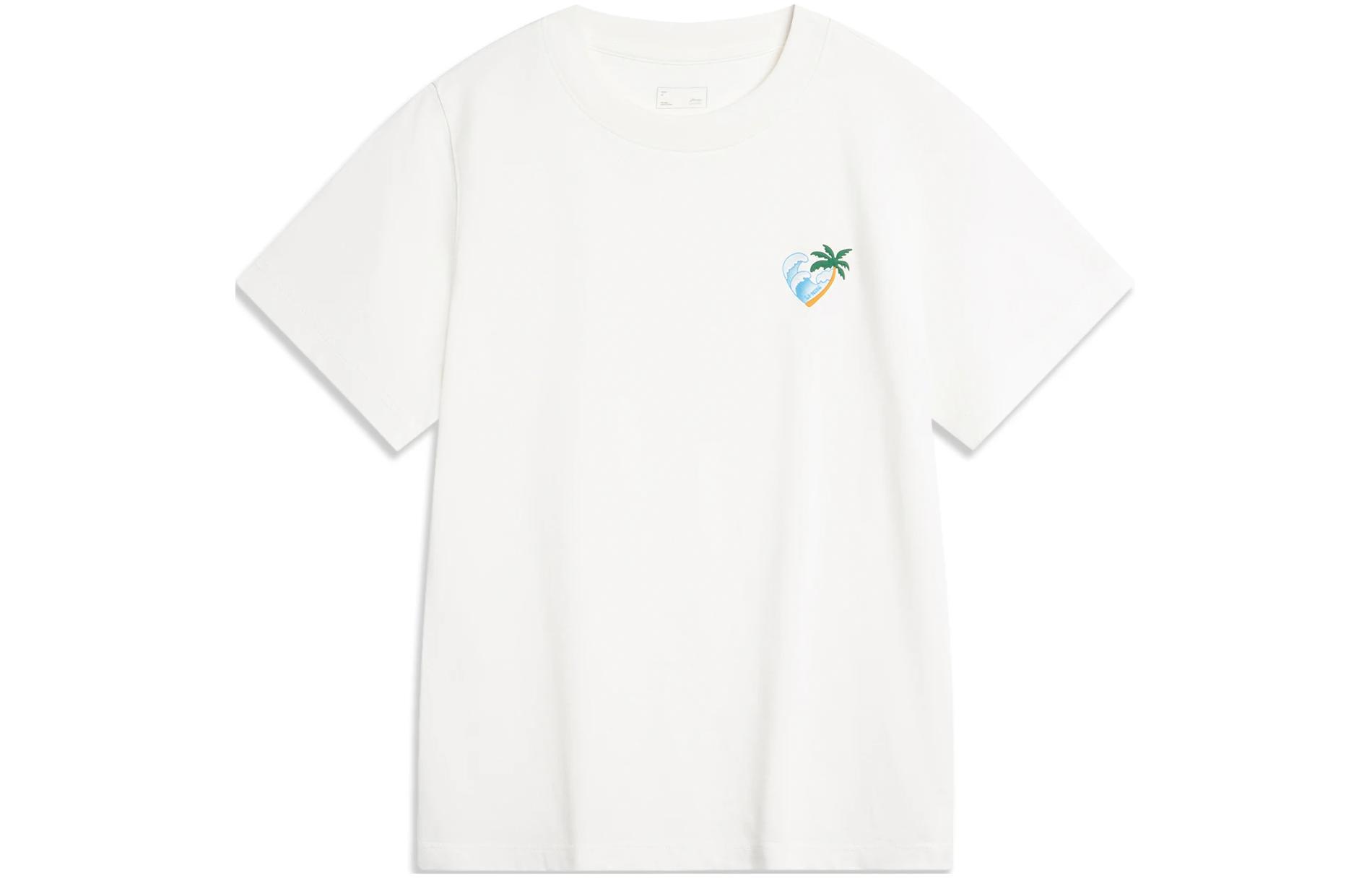 

Футболка LiNing Sports Life Collection женская, цвет слоновая кость
