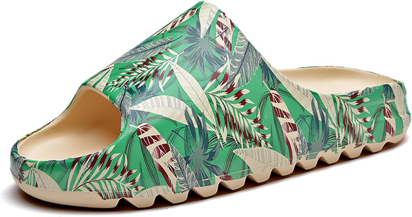 

Шлепацы LZKHW для женщин и мужчин, быстросохнущие шлепанцы с открытым носком, толстые мягкие шлепанцы, пляжная обувь, водонепроницаемые нескользящие сандалии для дома и улицы, белый