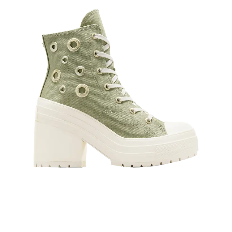 

Кроссовки Converse Chuck 70 De Luxe Heel Platform High, зеленый