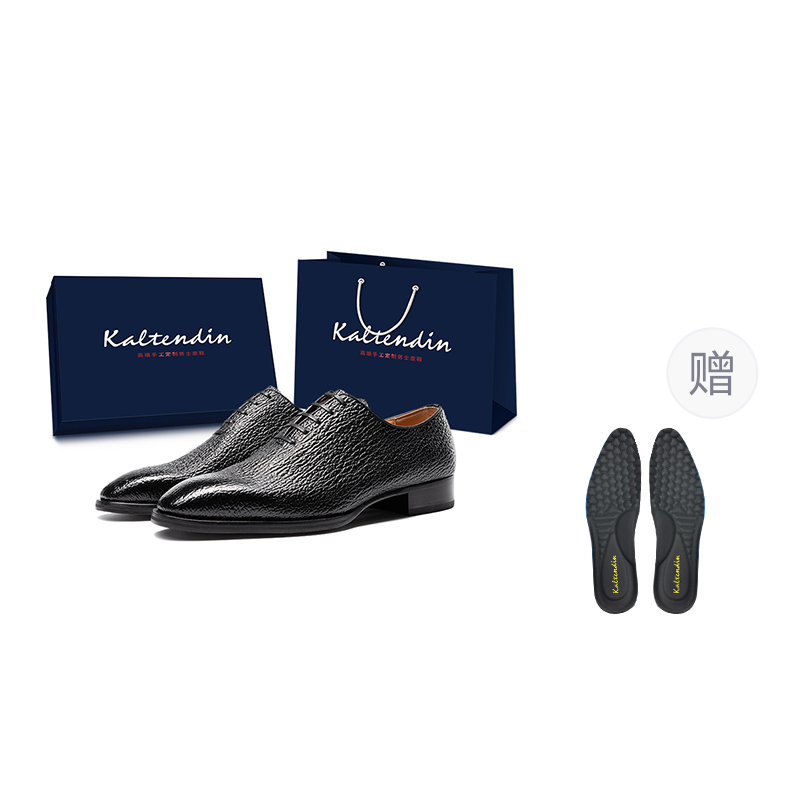 

Kaltendin Мужские черные классические туфли черные [в коробке], цвет Black[Box Included]