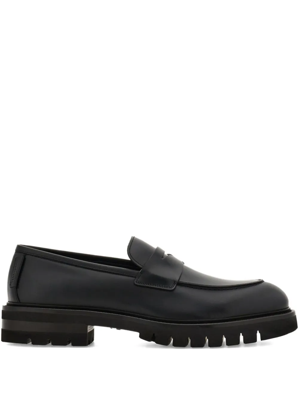 

Пенни-лоферы с ремешком Ferragamo, черный