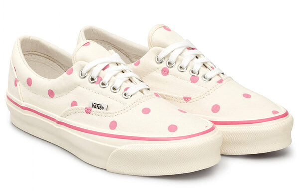 Кроссовки comme des garcons girl x vault og era lx 'white pink' Vans, белый — фото 4