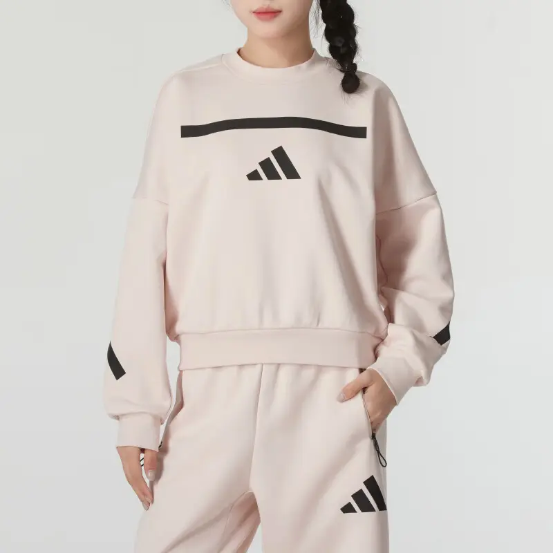 Женский худи Z.N.E. Wonder Quartz Adidas, розовый — фото 3