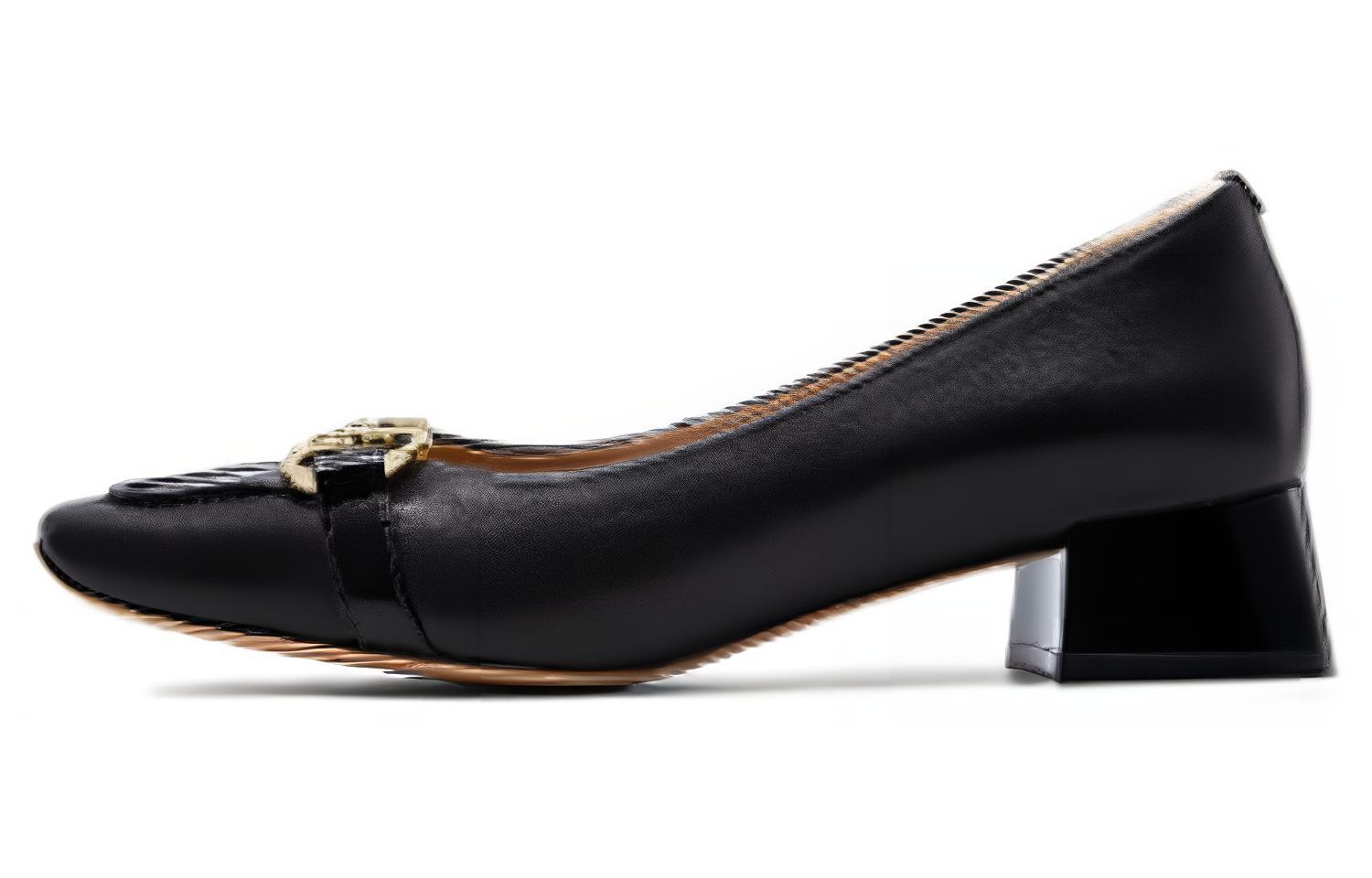 Массивные каблуки Высокие каблуки 4 см Женские NINE WEST, Черный — фото 4