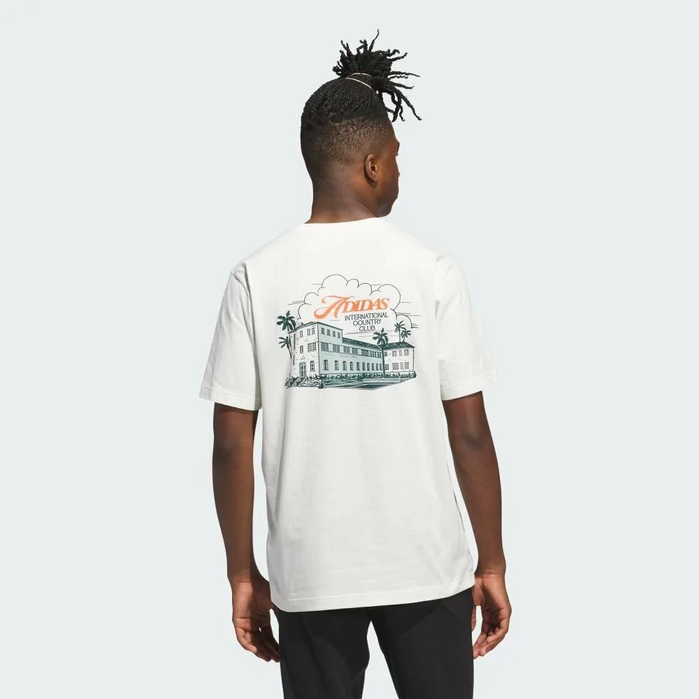 Футболка с коротким рукавом Country Club Scenic Graphic Adidas, white — фото 2