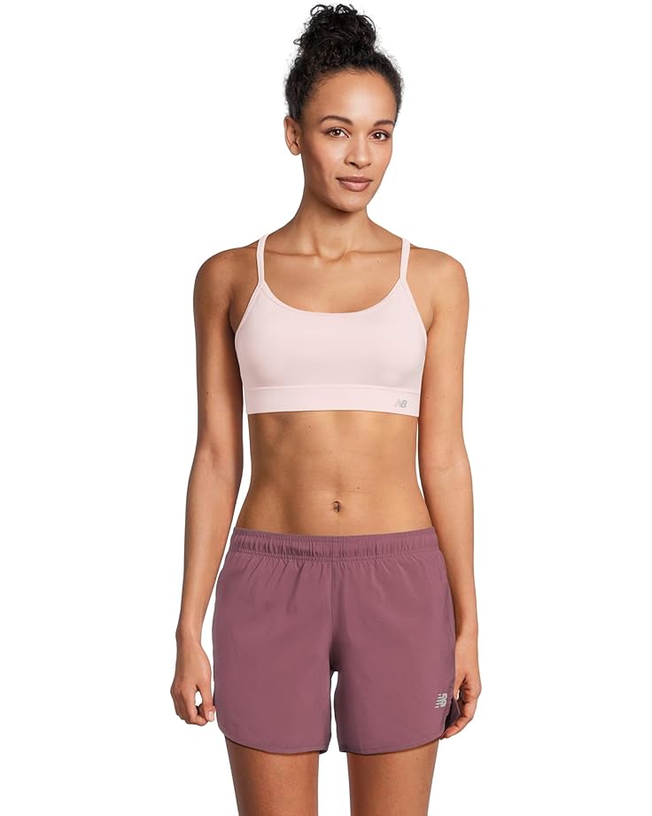 

Бюстгальтер New Balance Essential Yoga Bra, цвет Rose Sugar