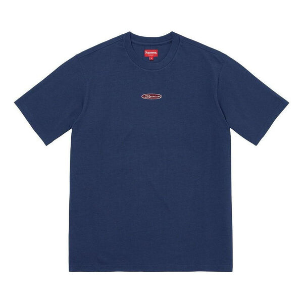 

Футболка oval logo s/s t-shirt 'navy' Supreme, синий