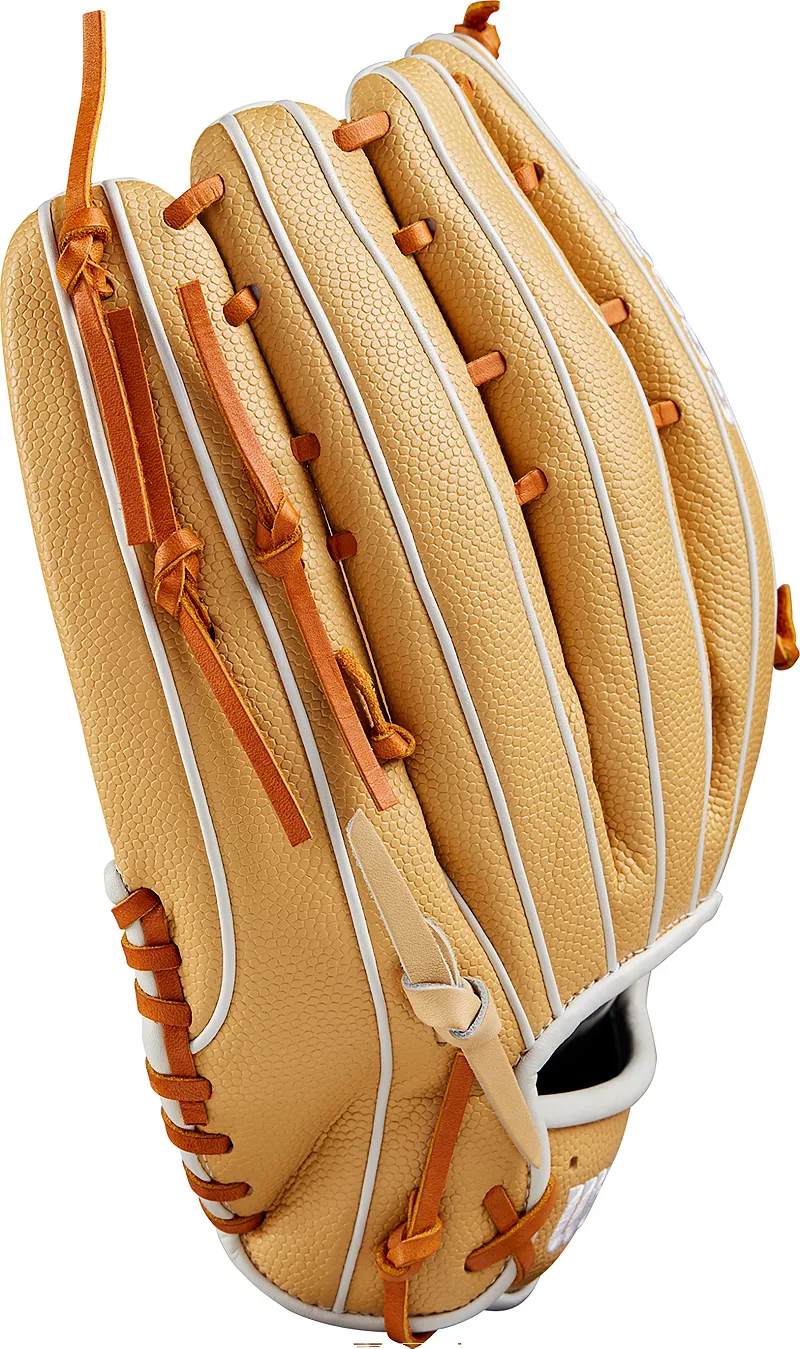 

Перчатки игровой модели Wilson 12,75 дюйма SK38 A2000 SuperSkin серии Стивена Квана, 2025 г, цвет Tan/Brown