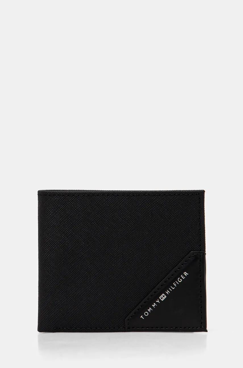 

Кожаный кошелек Tommy Hilfiger, черный