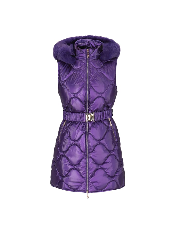 

Faina Женский жилет фиолетового цвета