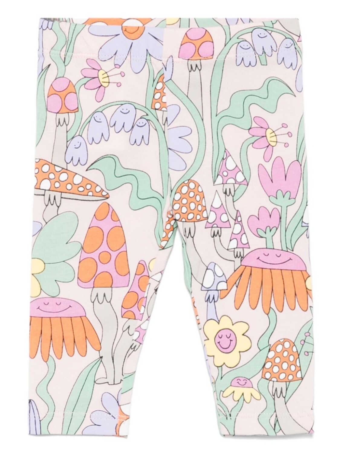 

Леггинсы с цветочным принтом Stella McCartney Kids, розовый