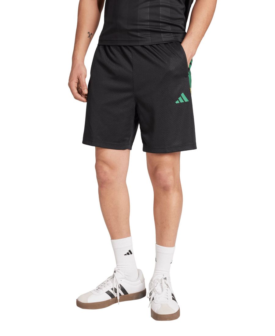 

Мужские шорты House Of Tiro Nations Pack Adidas, Black, Bold green, Hazy yellow