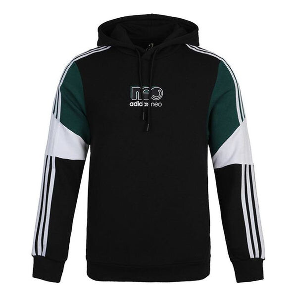 

Толстовка men's neo brlv hdy 2 colorblock black Adidas, черный