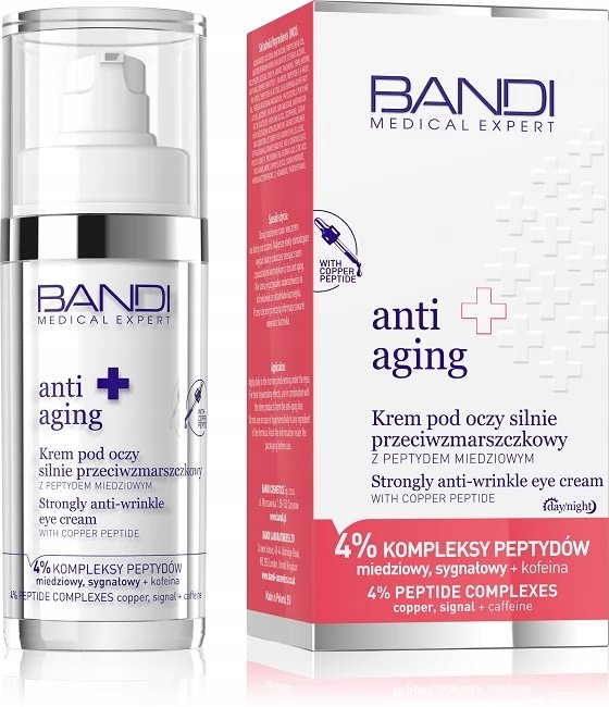

BANDI MEDICAL ANTI AGING Крем для кожи вокруг глаз против морщин с пептидом меди.