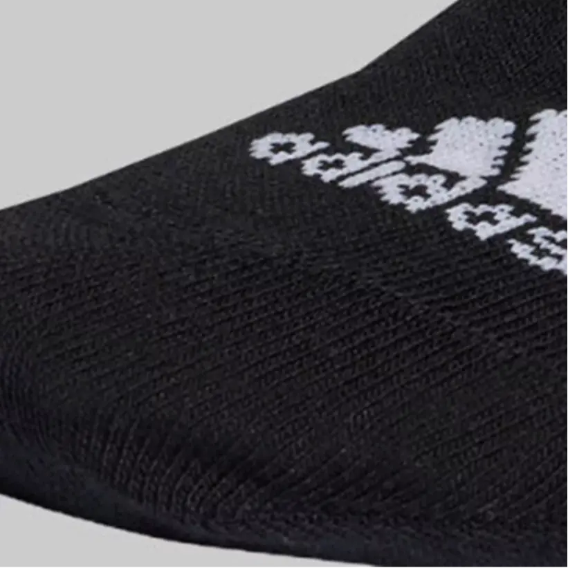 Носки щиколоточные унисекс 3 пары черные Adidas — фото 2