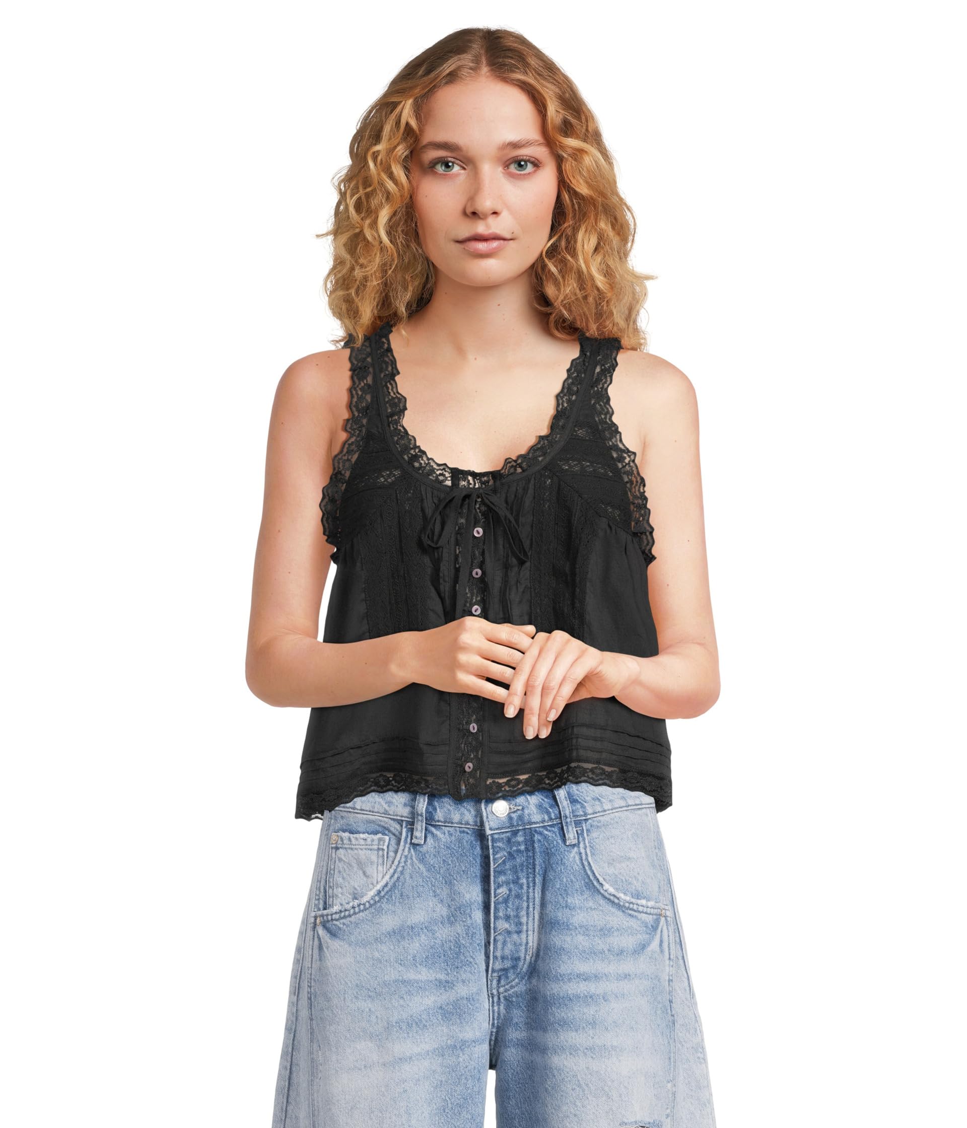 

Топ Free People Evermore Tank, черный