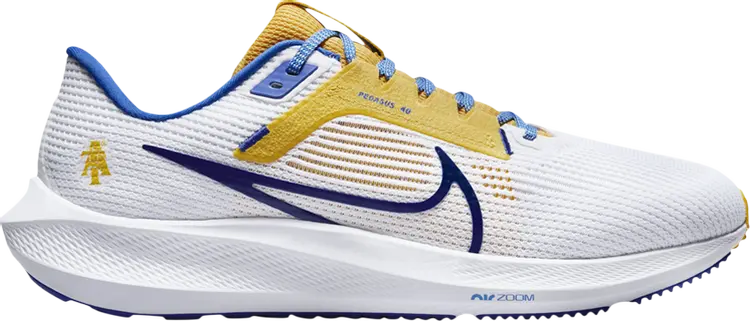 

Кроссовки Air Zoom Pegasus 40 'North Carolina A&T', белый, Коричневый, Кроссовки Air Zoom Pegasus 40 'North Carolina A&T', белый