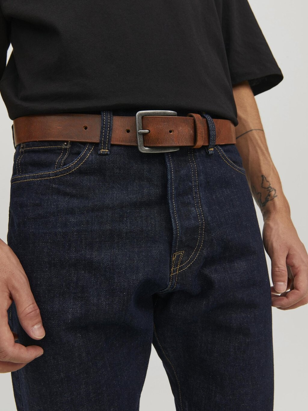 Ремень JACVICTOR BELT Jack & Jones, цвет mocha bisque