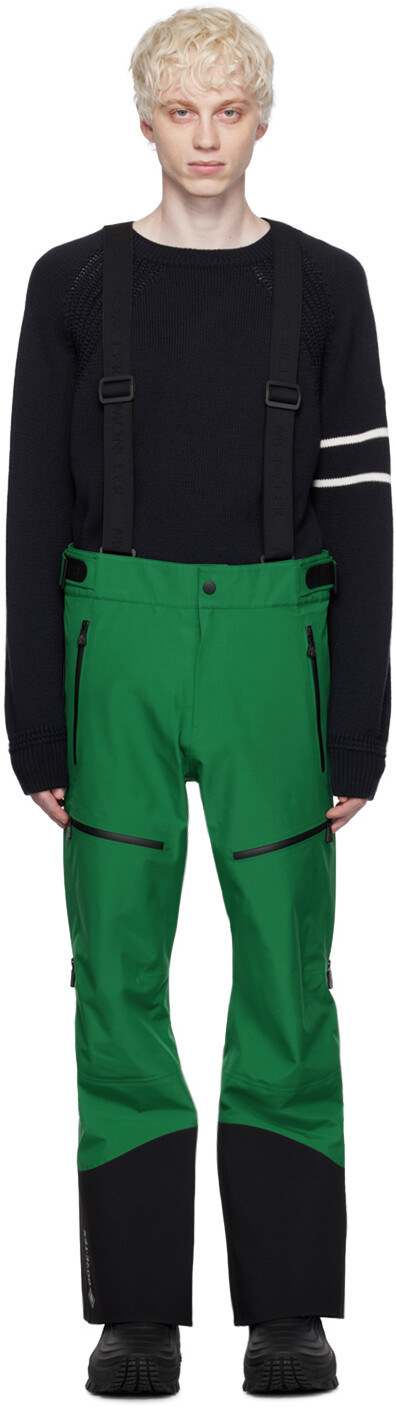 

Зеленые лыжные брюки Bootcut Moncler Grenoble