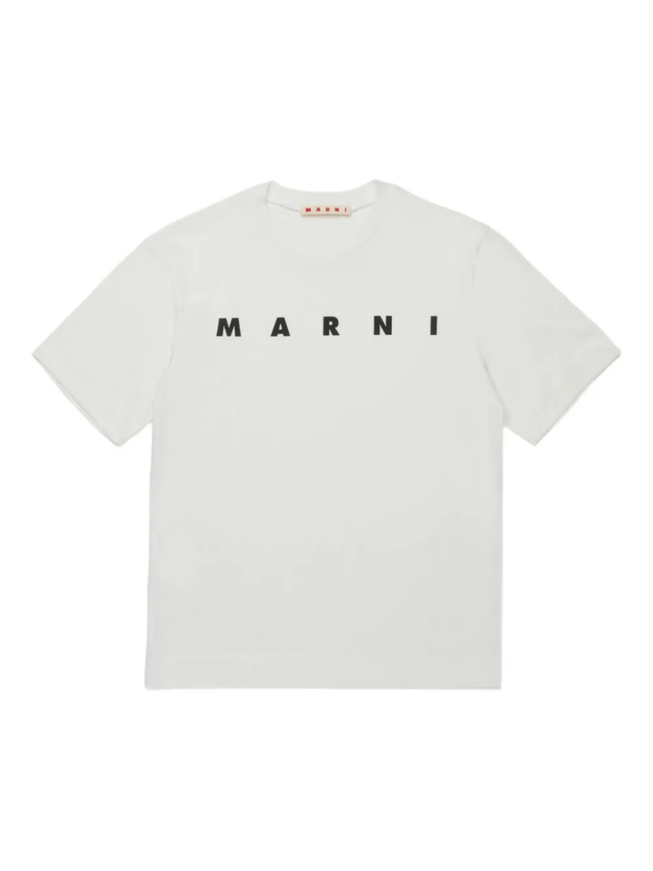 

Marni Kids базовая футболка, белый