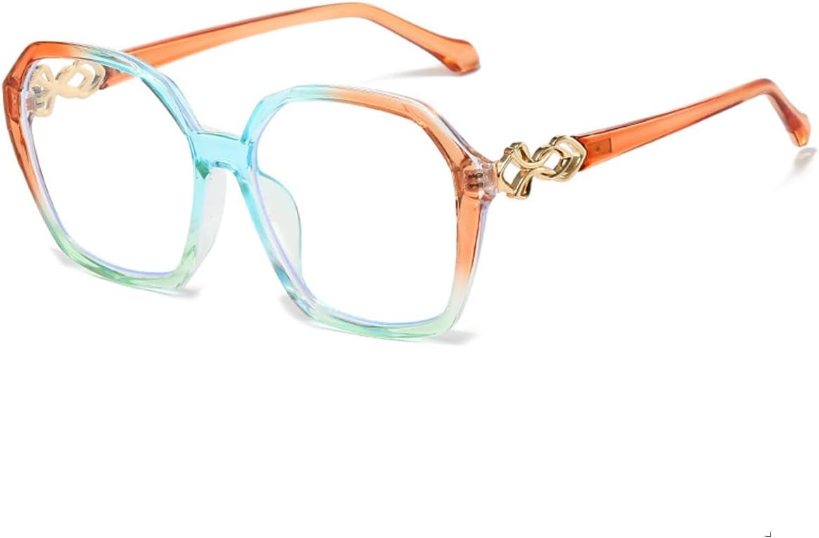 

Ретро-модные солнцезащитные очки для женщин, классические, винтажные, элегантные, большого размера, с защитой от УФ-излучения UV400, для активного отдыха VFDHN, Blue Brown Clear