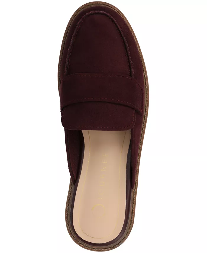 Женские мюли на платформе Miycah Slip On Journee Collection, красный — фото 4