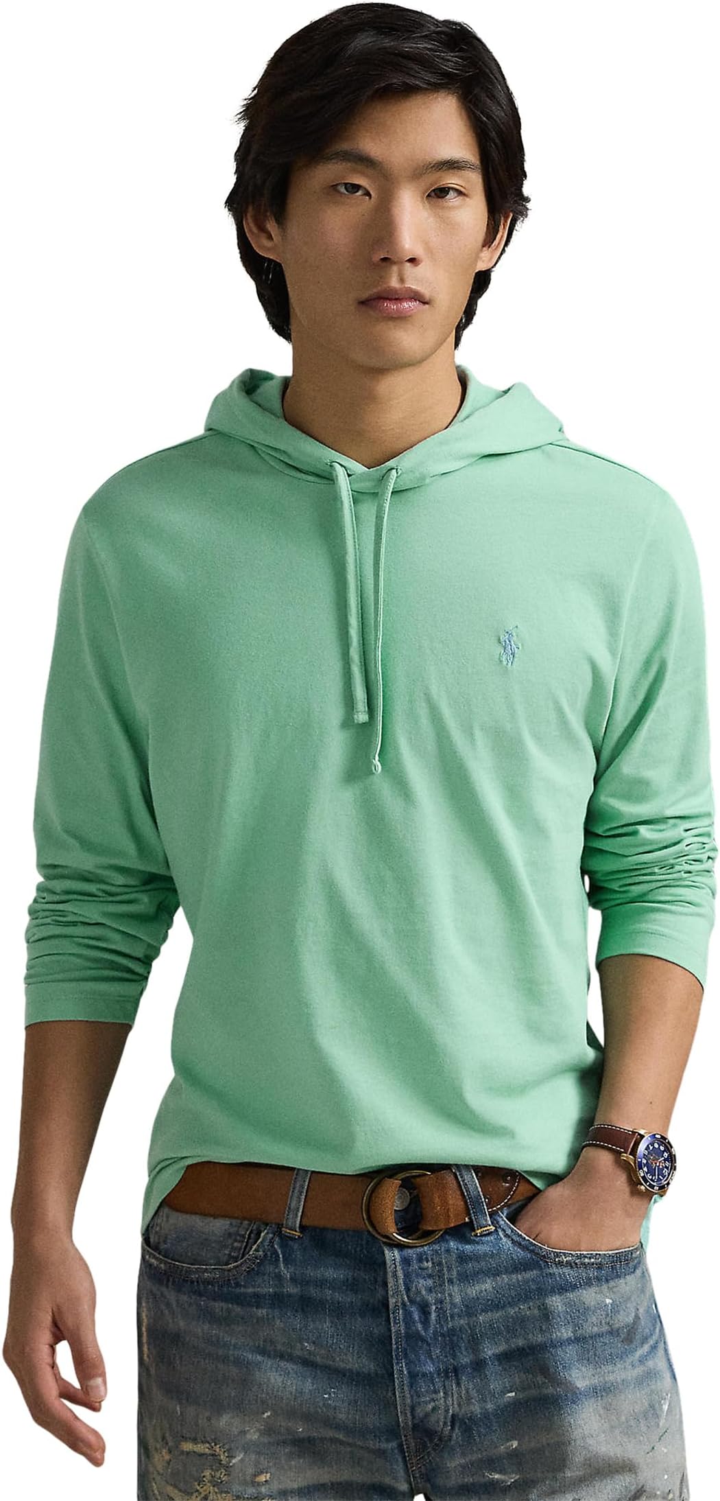 

Футболка Polo Ralph Lauren Jersey Hooded T-Shirt, Celadon