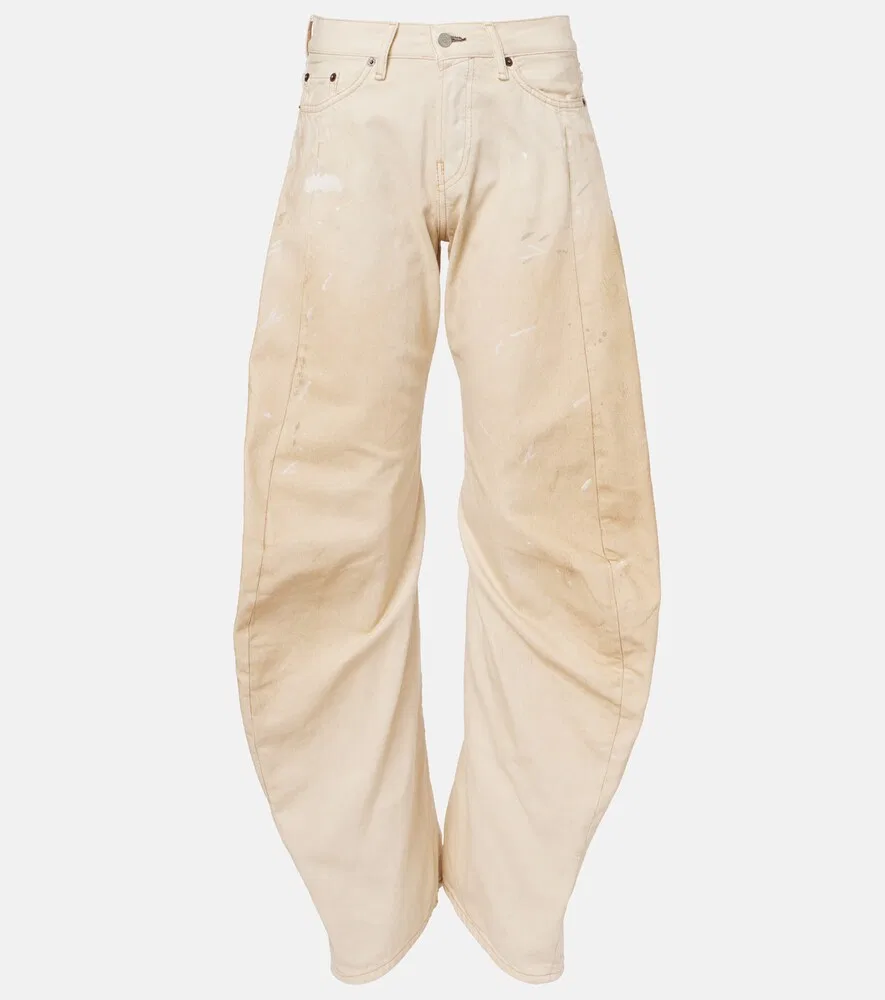 Джинсы с рваными штанинами, 2006 год Acne Studios, белый