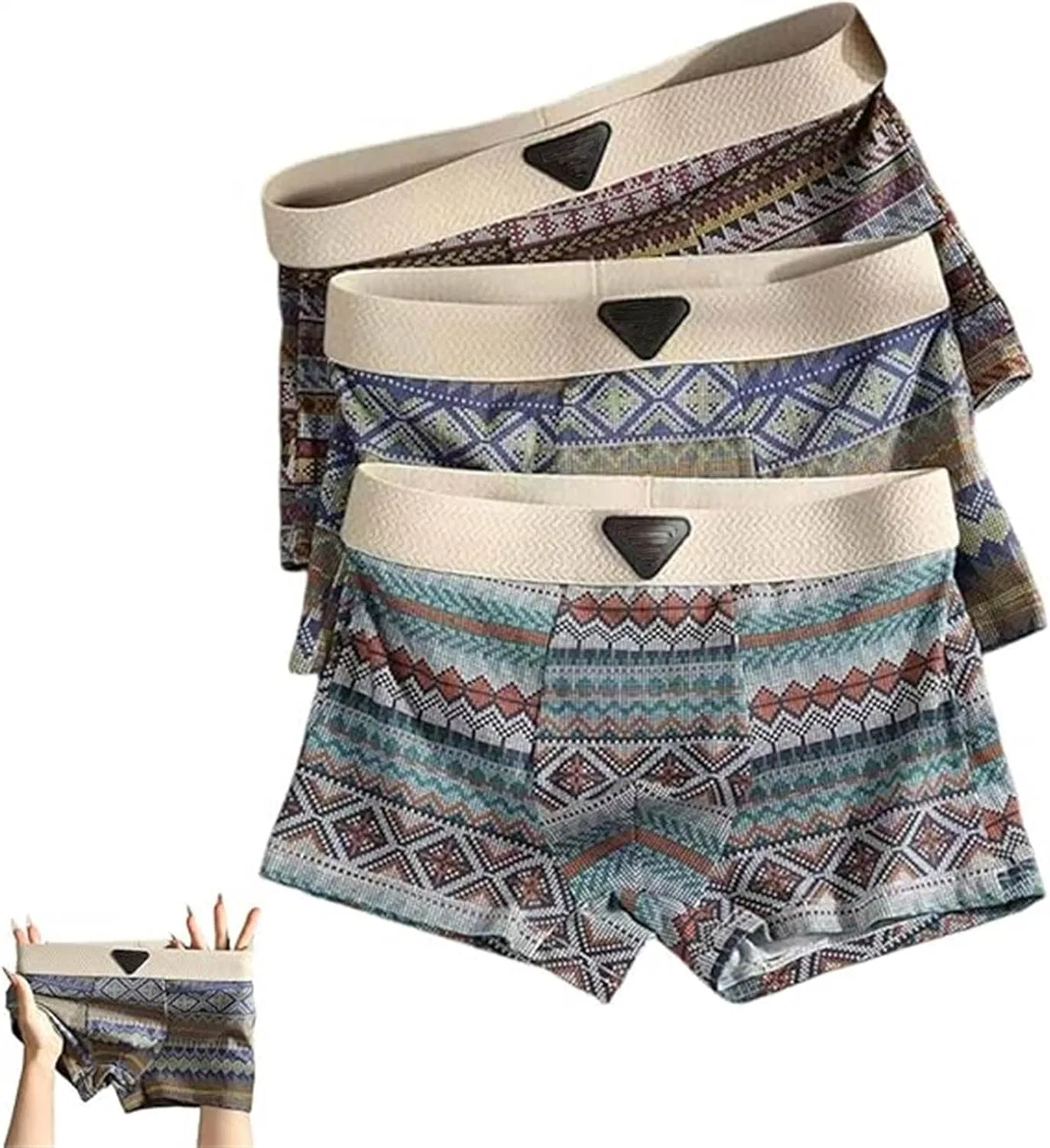 Боксеры, хлопковые, 3pcs-a