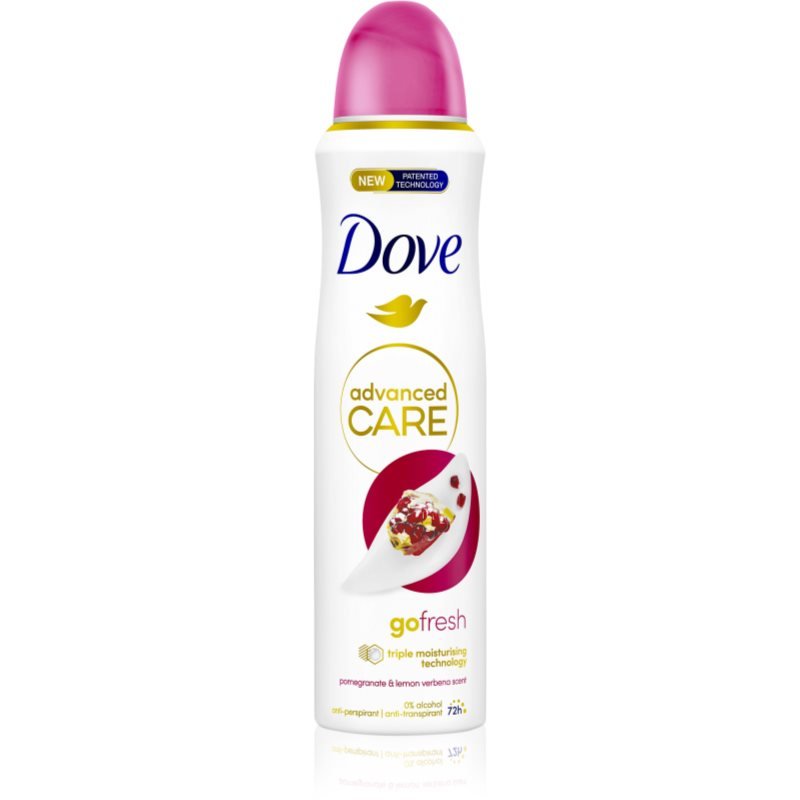 

Антиперспирант Dove Advanced Care Go Fresh без спирта Go Fresh Pomegranate & Lemon Verbena 150 мл