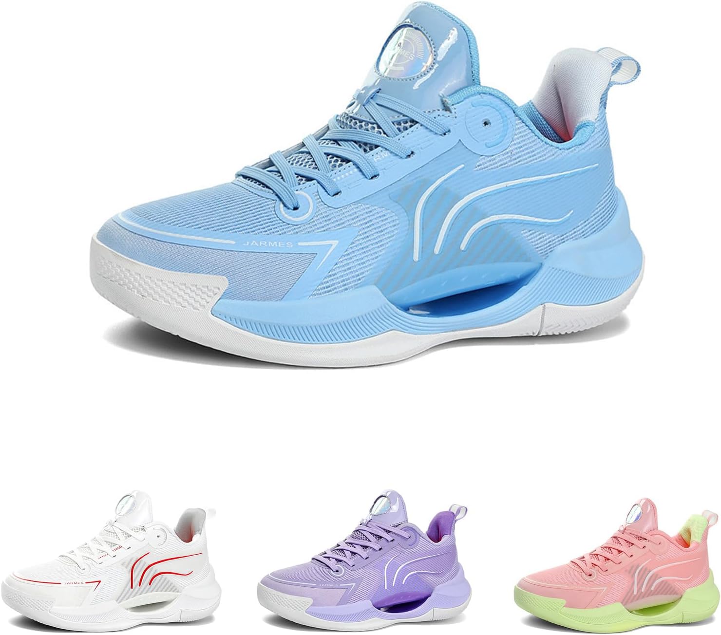 

Мужские баскетбольные кроссовки с амортизирующей подошвой, ортопедические, дышащие, комфортные для спорта, фитнеса и бега Difaback, синий