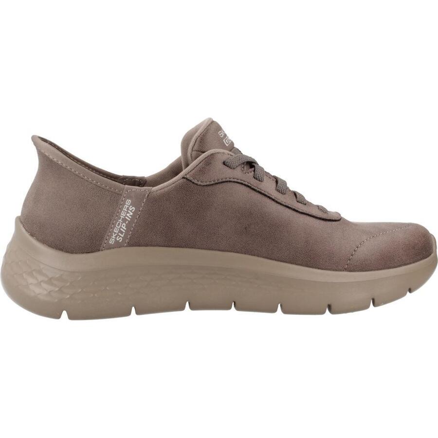Кроссовки Skechers модель Go Walk Flex - Mali Slip-ins цвет коричневый — фото 4