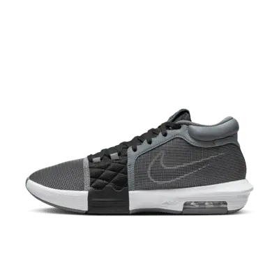 

Кроссовки Nike LeBron Witness 8 Basketball Shoes, цвет Cool Grey/Black/White