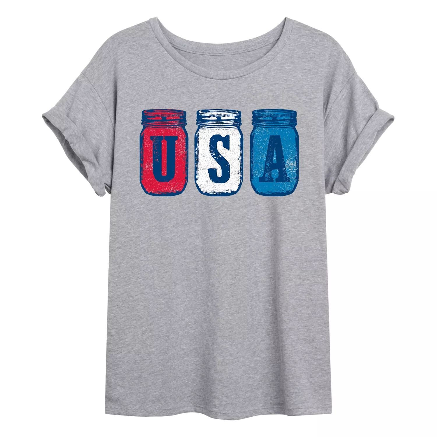 

Струящаяся футболка Mason Jars для юниоров США Licensed Character