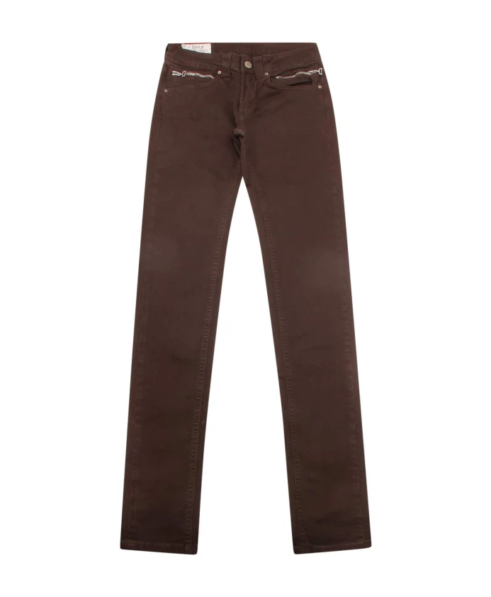 

Коричневые джинсовые брюки, произведенные в Италии. Dondup, коричневый