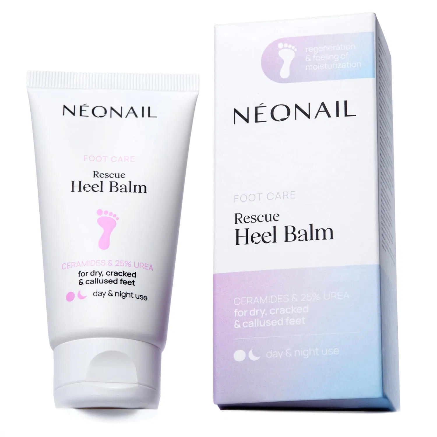 Крем для ног NÉONAIL с 25% мочевиной + церамиды, 50 мл Néonail, Rescue Heel Balm