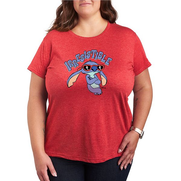 

Футболка Lilo & Stitch с принтом, plus size Disney, Heather Red, Красный, Футболка Lilo & Stitch с принтом, plus size Disney, Heather Red