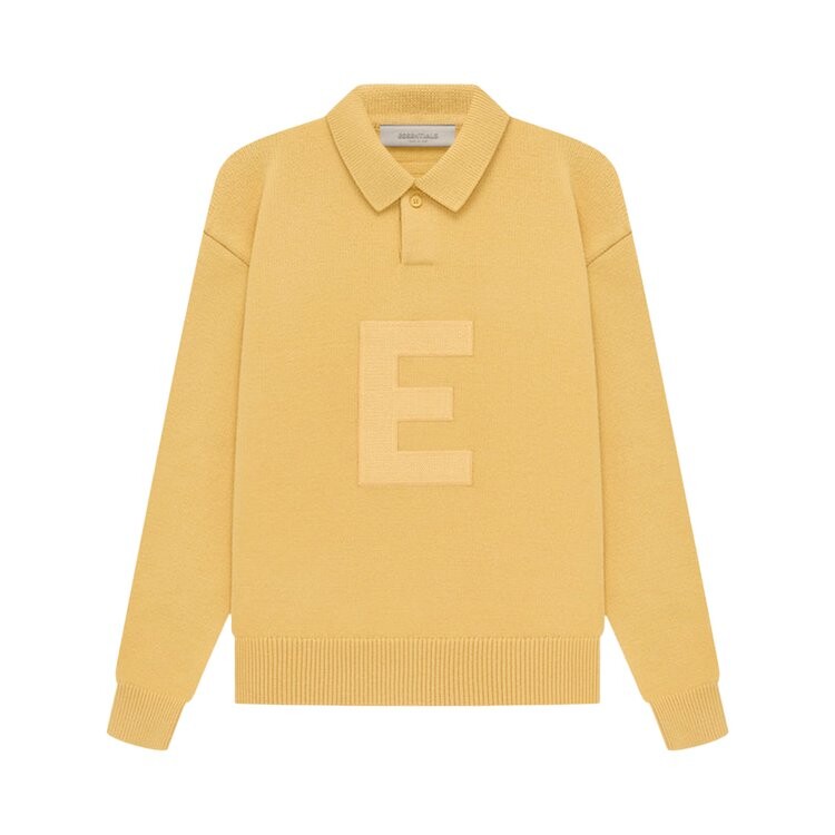 

Поло Fear of God Essentials Kids Knit Long-Sleeve Polo, цвет Light Tuscan