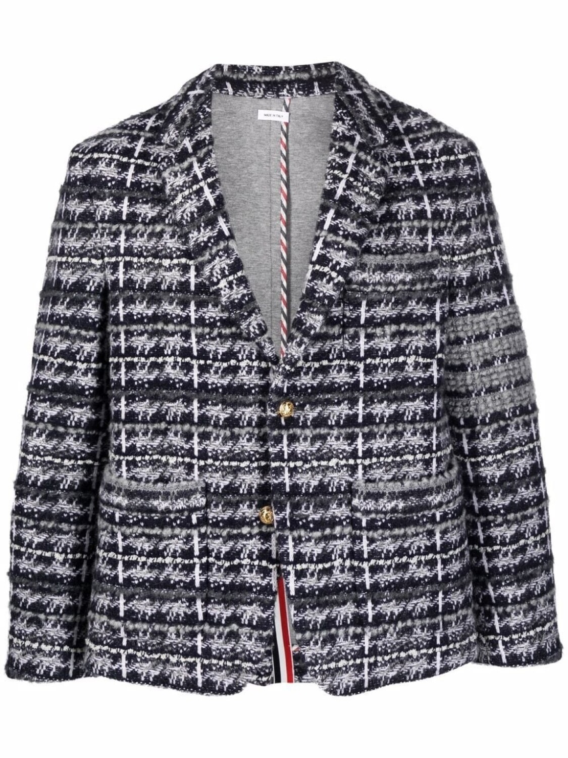 

Thom Browne твидовый пиджак, серый