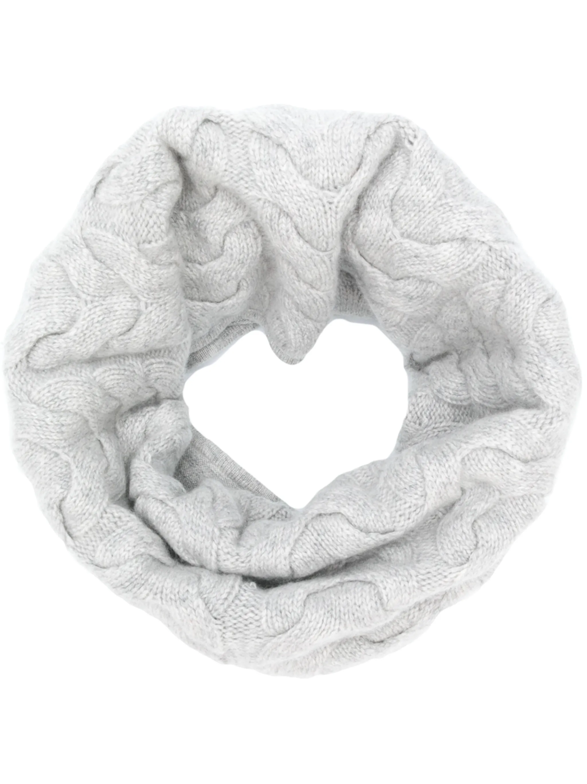 

Снуд из кабельной вязки N.Peal, серый