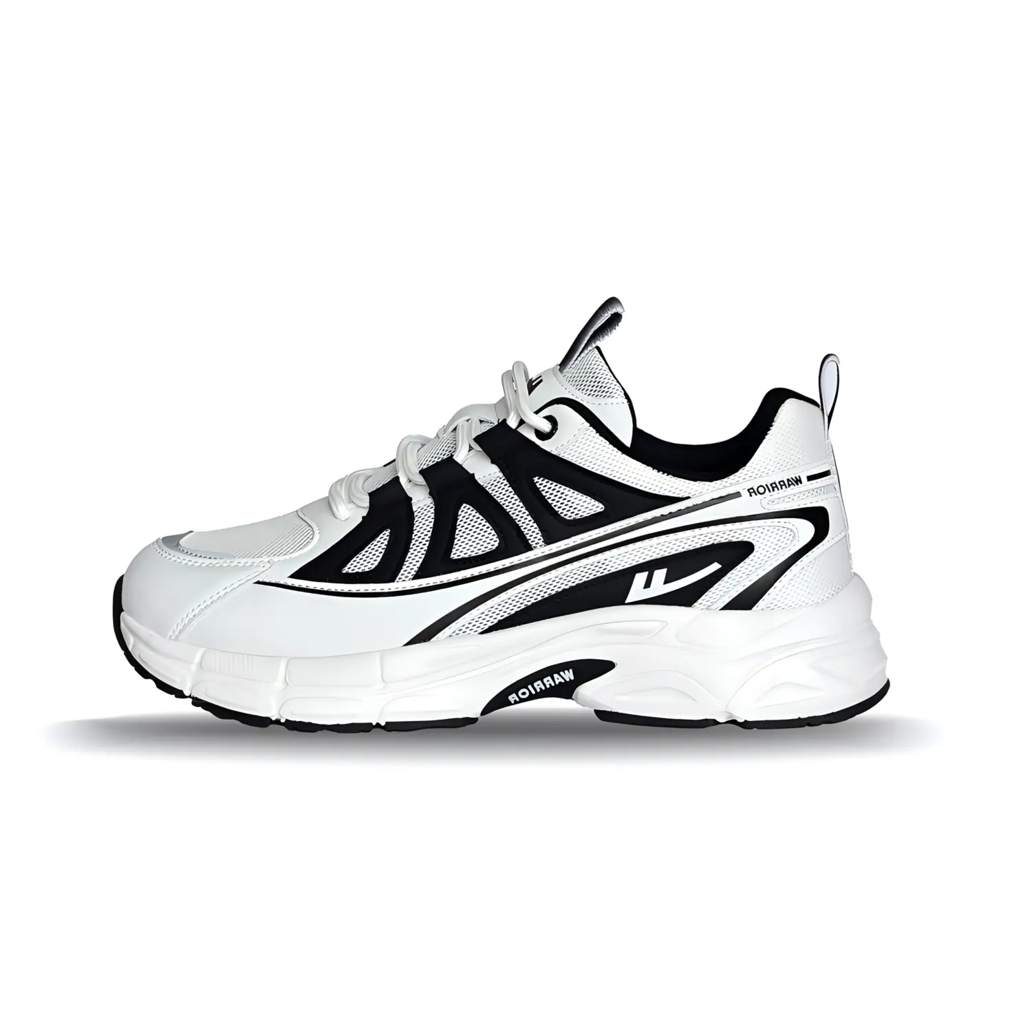 

Warrior Low Top Casual Shoes Men's Black, Greige