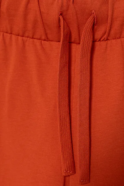 Шорты спортивные детские бавелновые United Colors of Benetton, оранжевый — фото 3