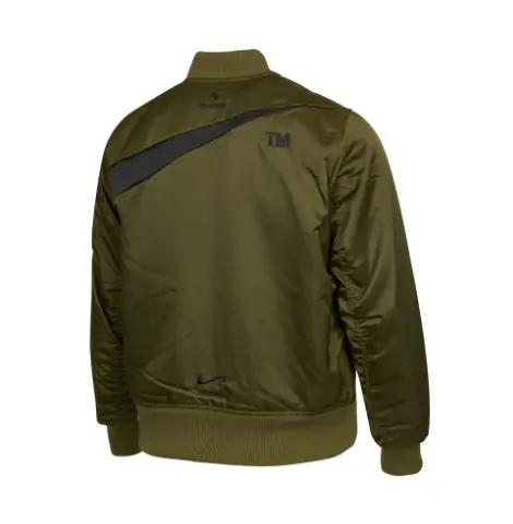 Куртка-бомбер двусторонняя Nike Swoosh Therma-Fit, зеленый — фото 2