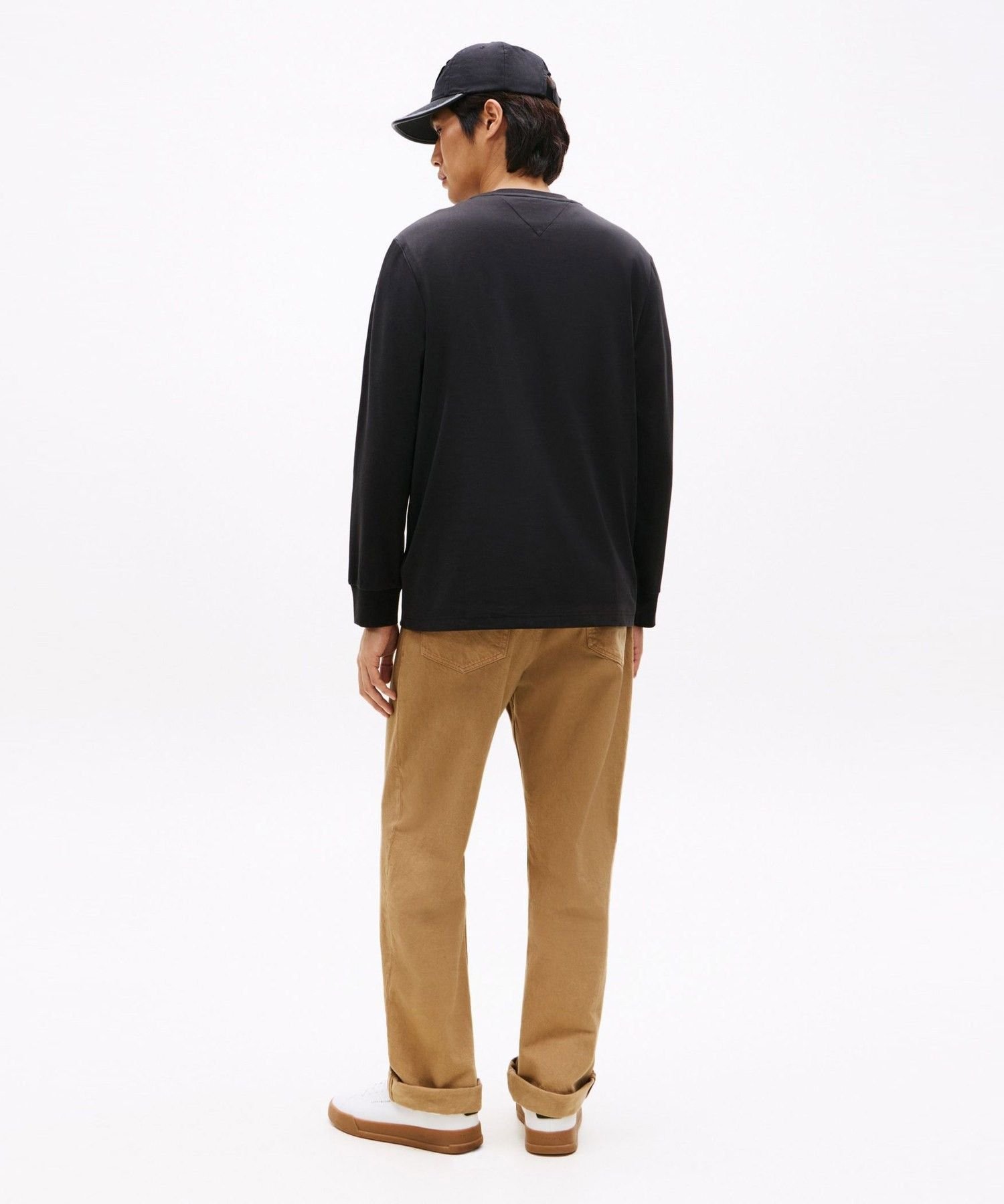 Футболка с длинным рукавом Icon Interlock TOMMY HILFIGER, Black BDS — фото 4