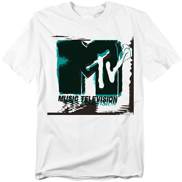 

Футболка Big & Tall с принтом MTV Glitch Licensed Character
