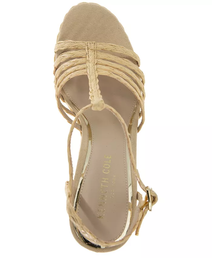 Женские сандалии Celia на платформе с клином Kenneth Cole New York, белый — фото 4