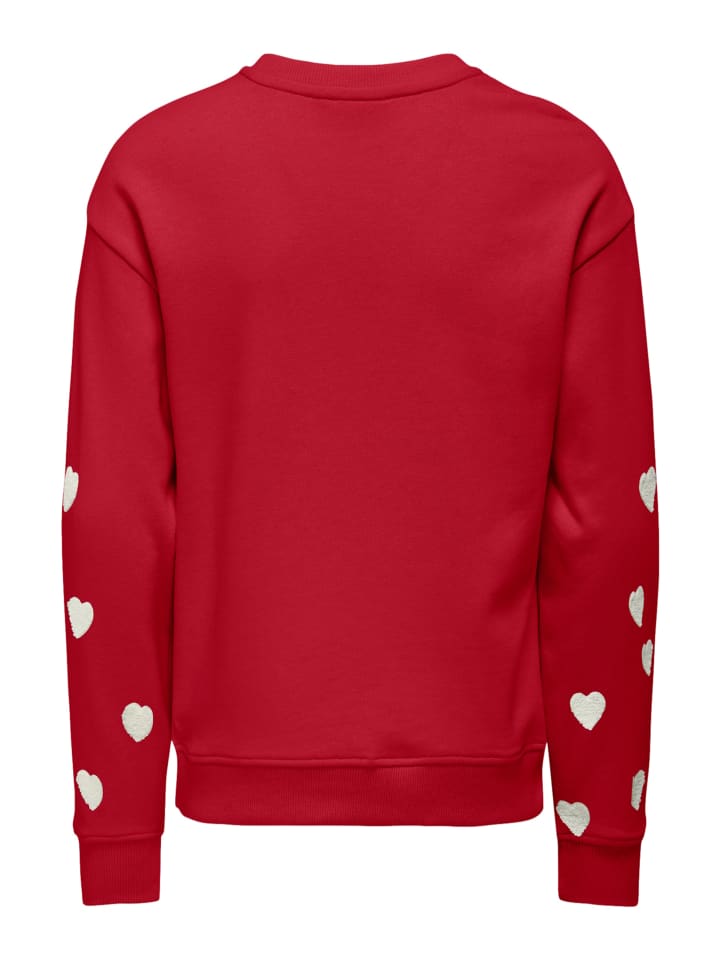 Свитер Marisa Teddy Heart красного цвета KIDS ONLY — фото 2