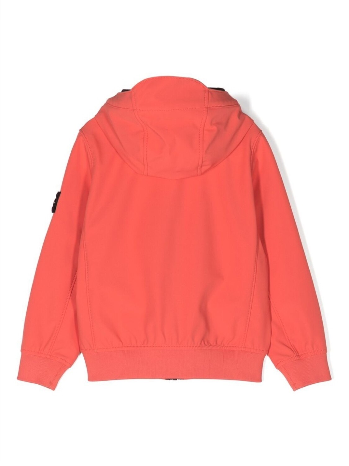 Stone Island Junior легкая куртка с капюшоном, оранжевый — фото 2