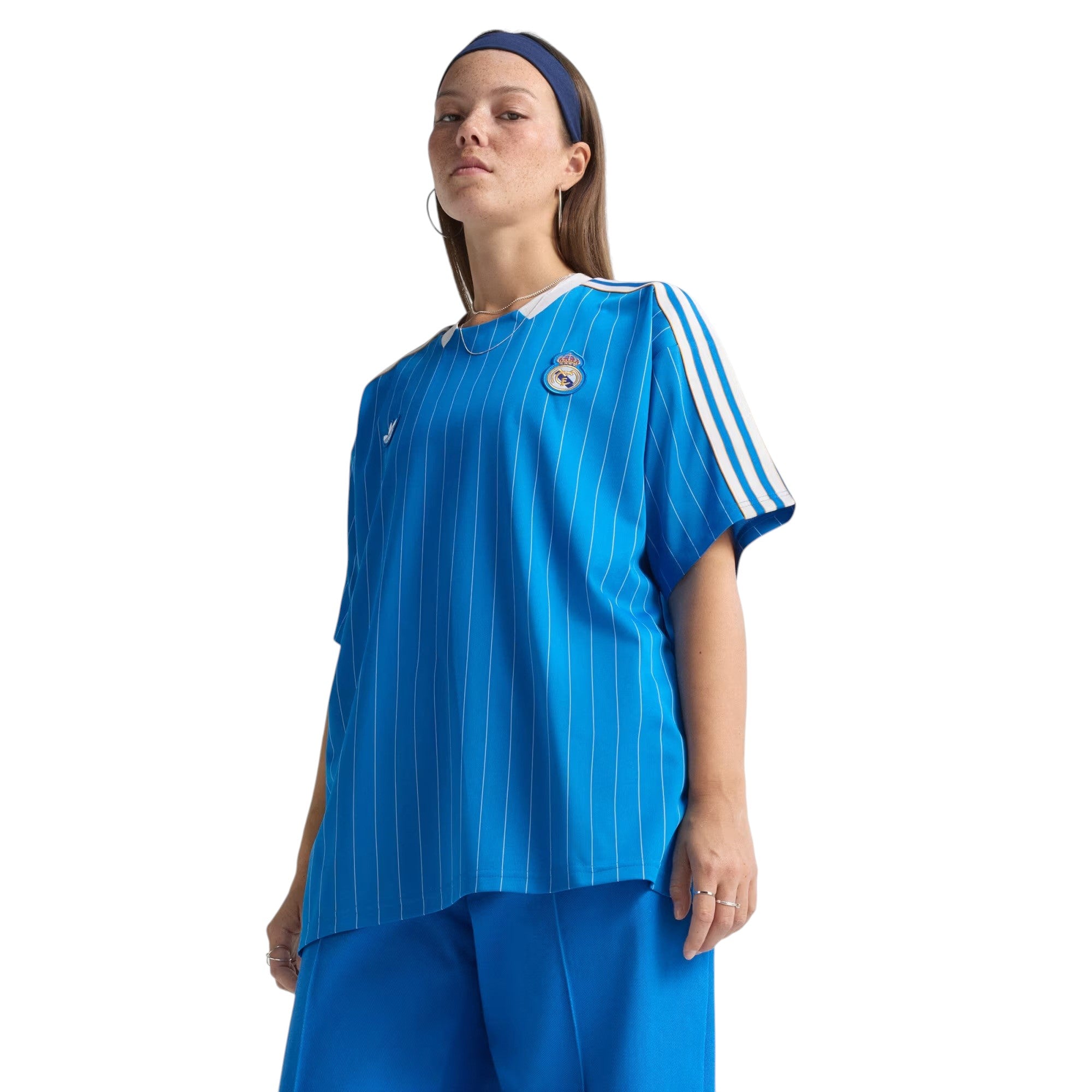 Джерси adidas Real Madrid Terrace Icon Jersey 'Blue Bird' — фото 2