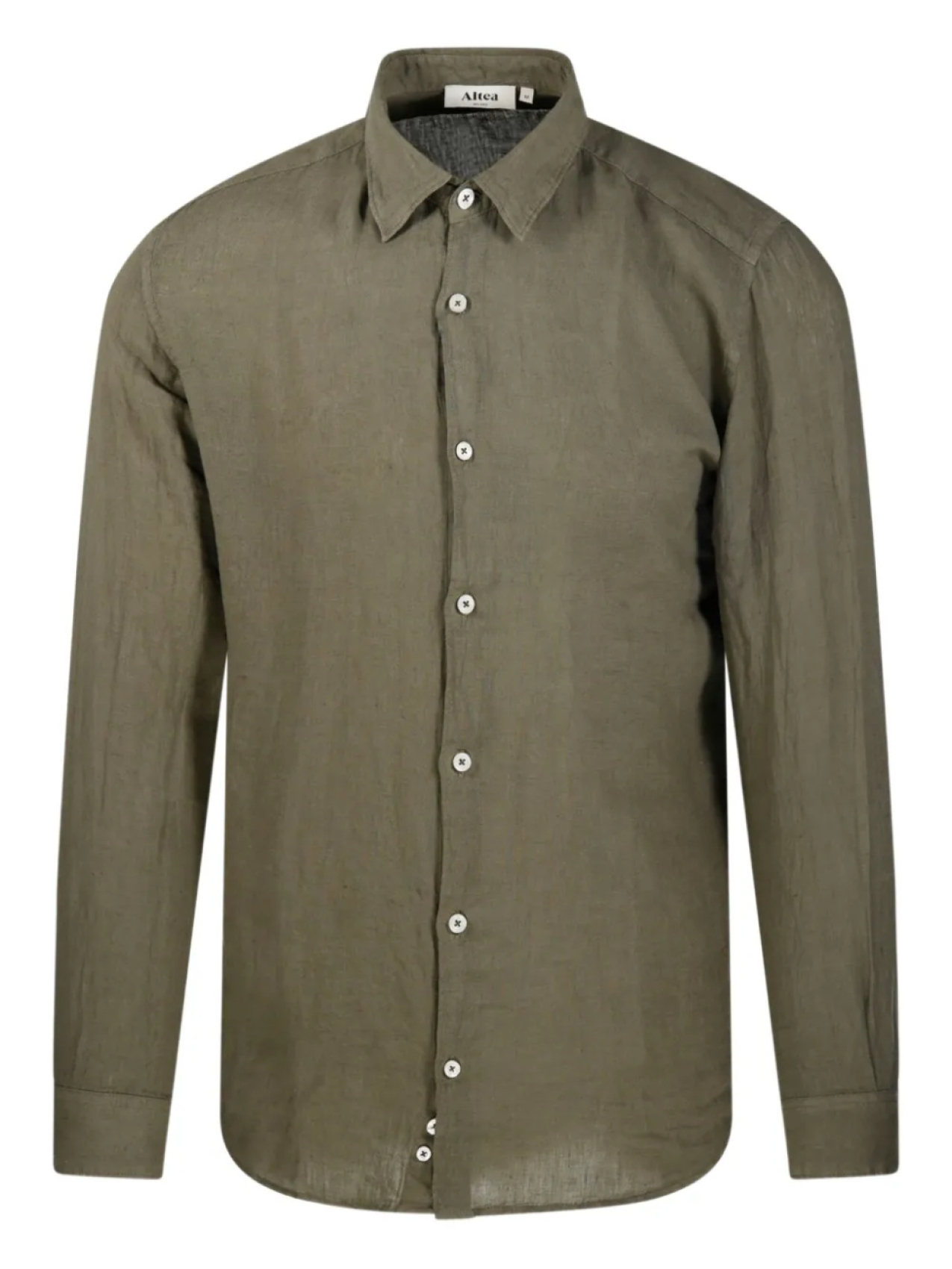 

Льняная рубашка с длинным рукавом Altea, зеленый